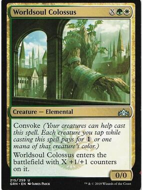 U Magic: The Gathering 2018 Worldsoul Colossus NM GRN